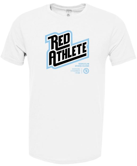 Red Athlete White Flex T-Shirt - Black/Mint