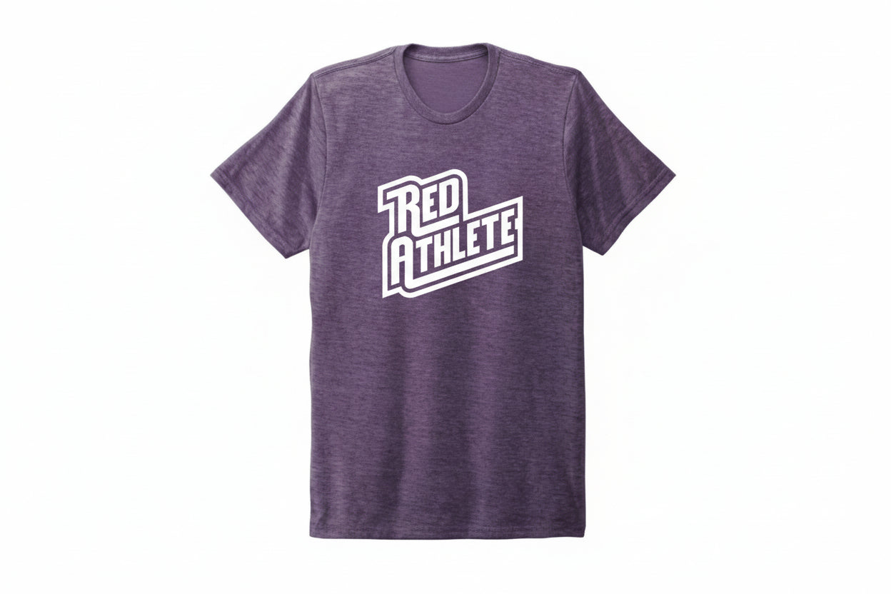 Red Athlete Light Purple Soft Tri-Blend T Shirt