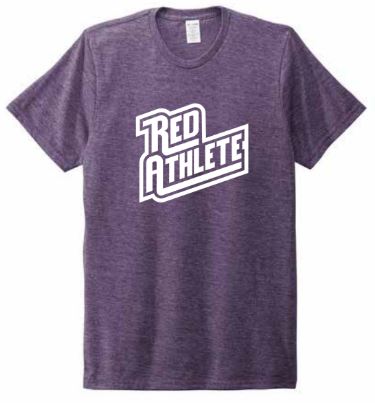 Red Athlete Light Purple Soft Tri-Blend T Shirt