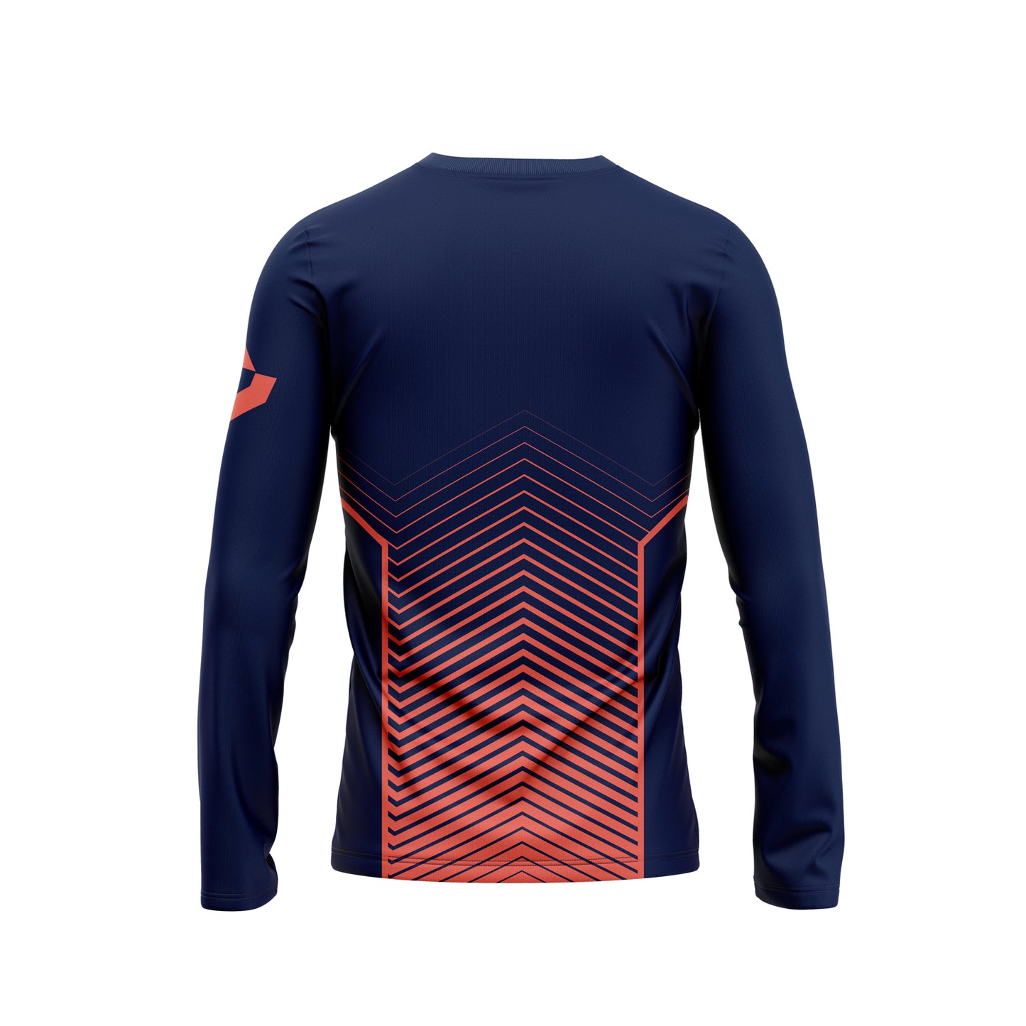 DeMarini Sublimated Navy/Coral Long Sleeve