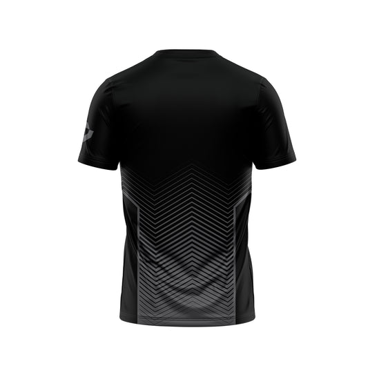 DeMarini Sublimated Black/Gray Short Sleeve