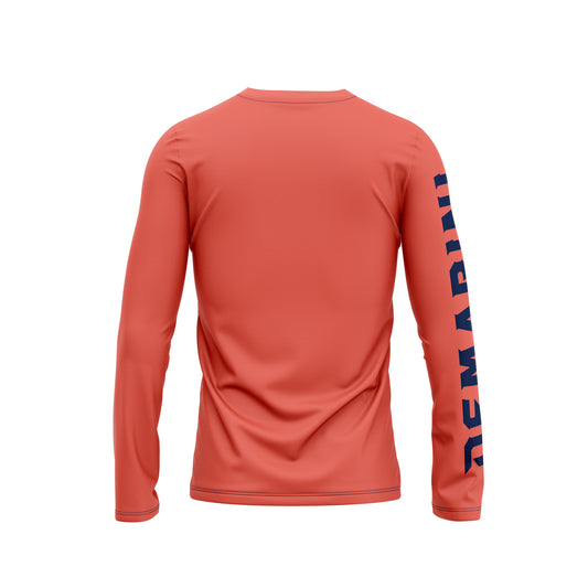 DeMarini Long Sleeve Sublimated Shirt - Coral