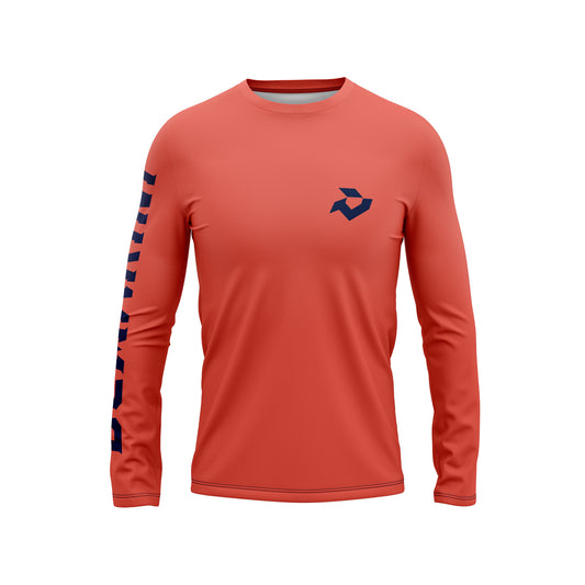 DeMarini Long Sleeve Sublimated Shirt - Coral