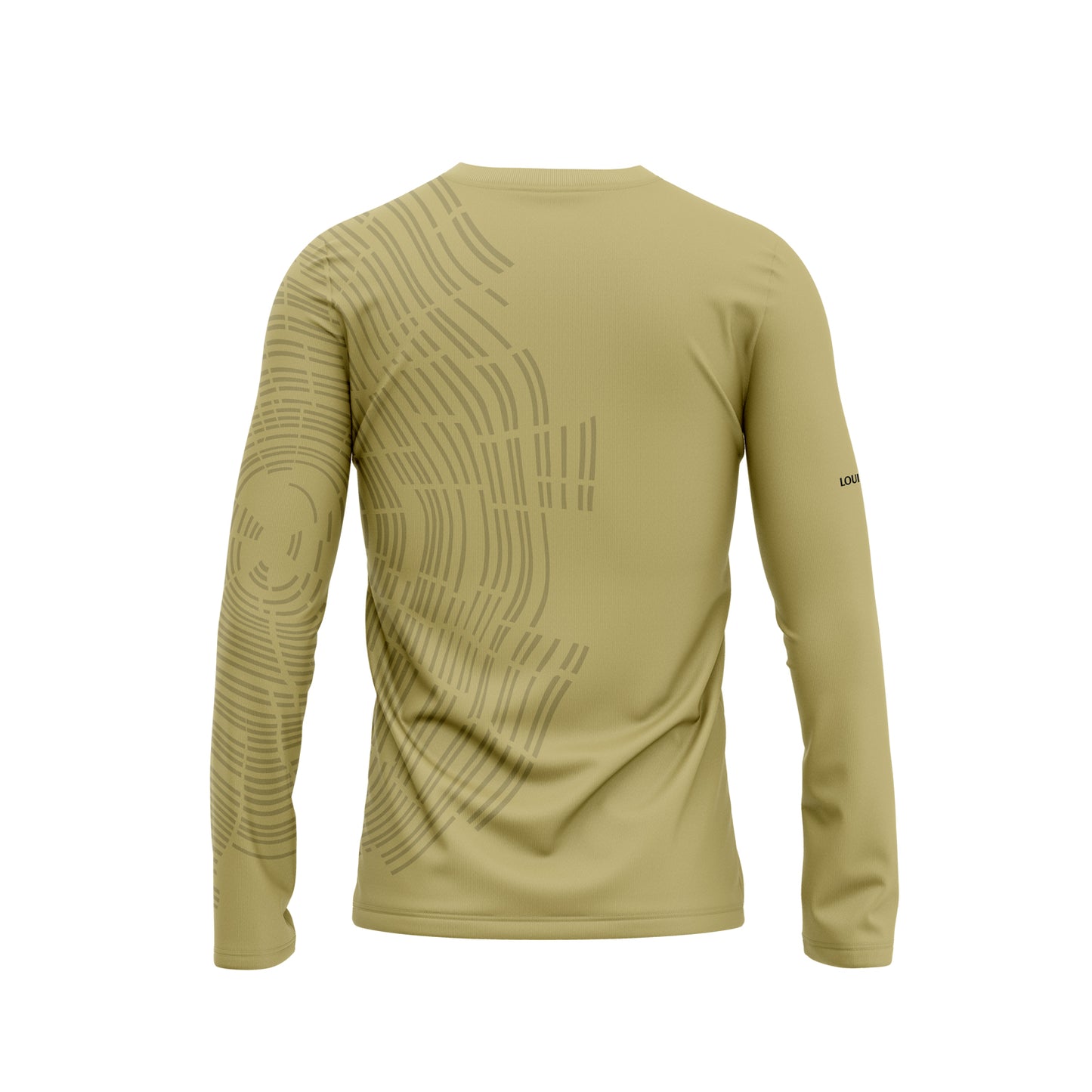 Louisville Slugger Sublimated Black Long Sleeve - Gold