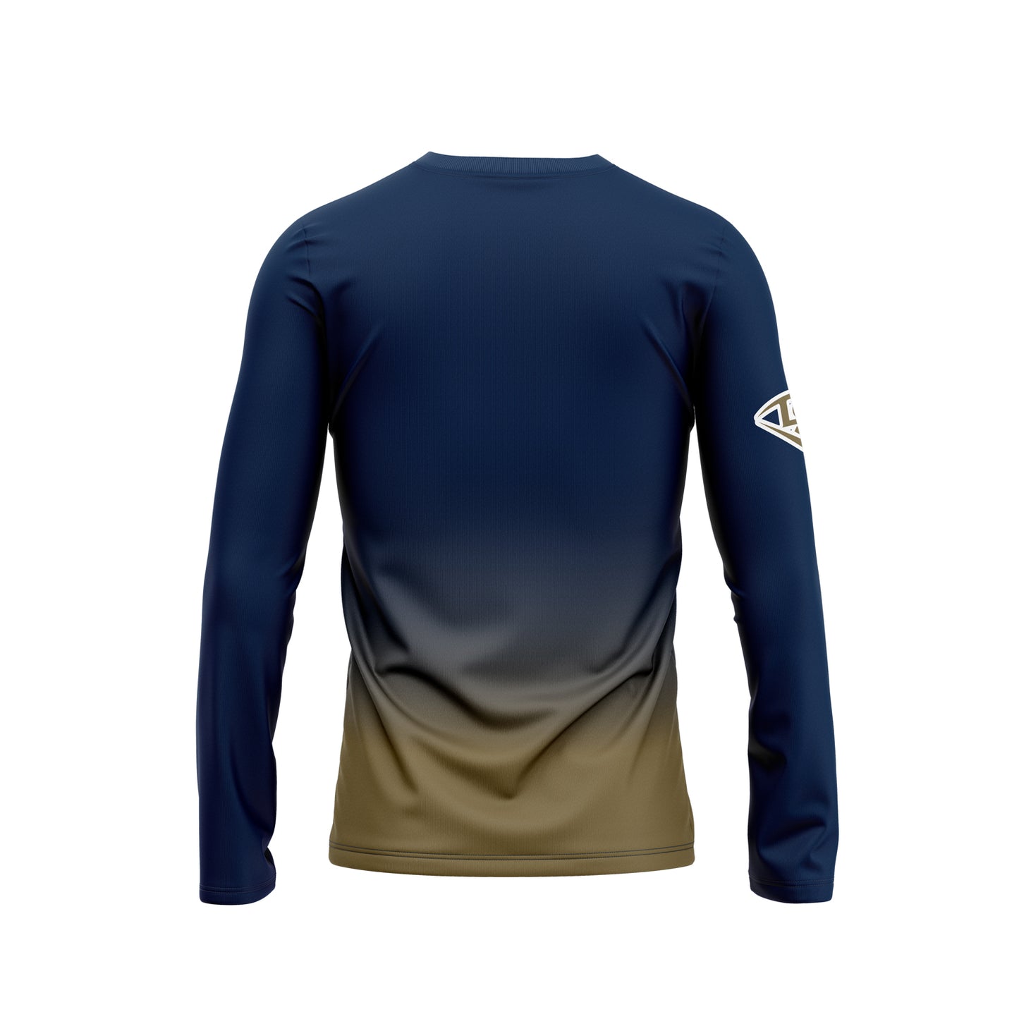 Louisville Slugger Sublimated Long Sleeve - White/Navy/Gold