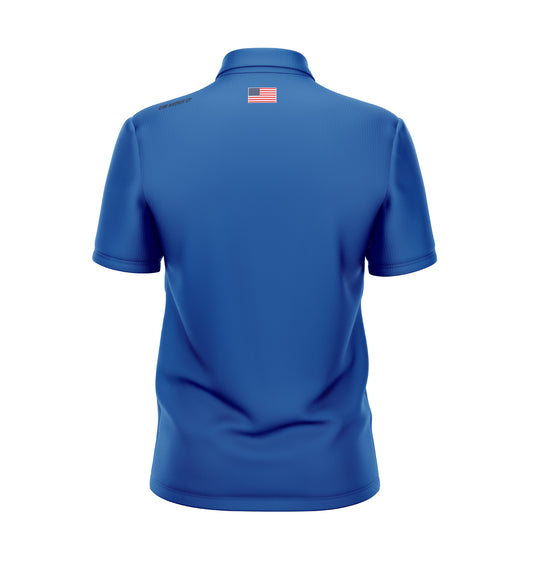 One Nation Umpire Polo - Royal Blue
