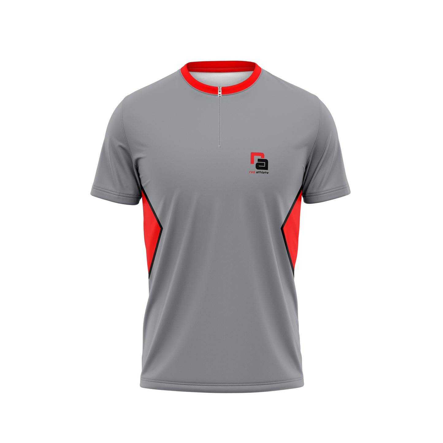 Red Athlete Coach's Shirt - Gray/Red