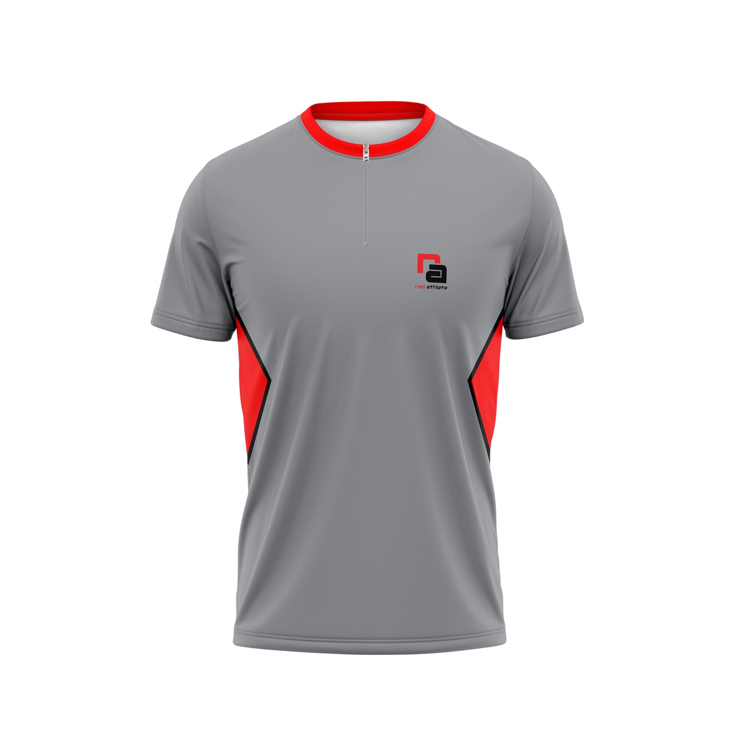 Red Athlete Coach's Shirt - Gray/Red