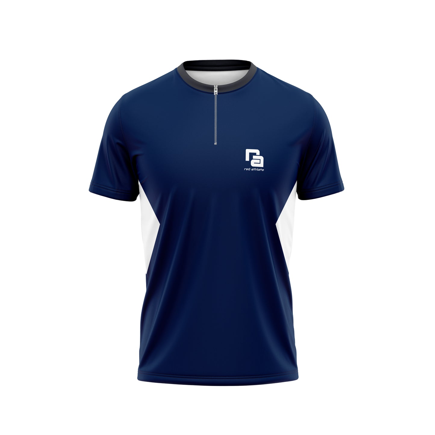 Red Athlete Coach's Shirt - Navy