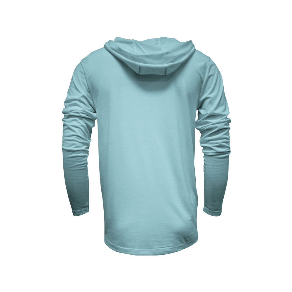 Louisville Slugger T Shirt Hoodie - Light Blue