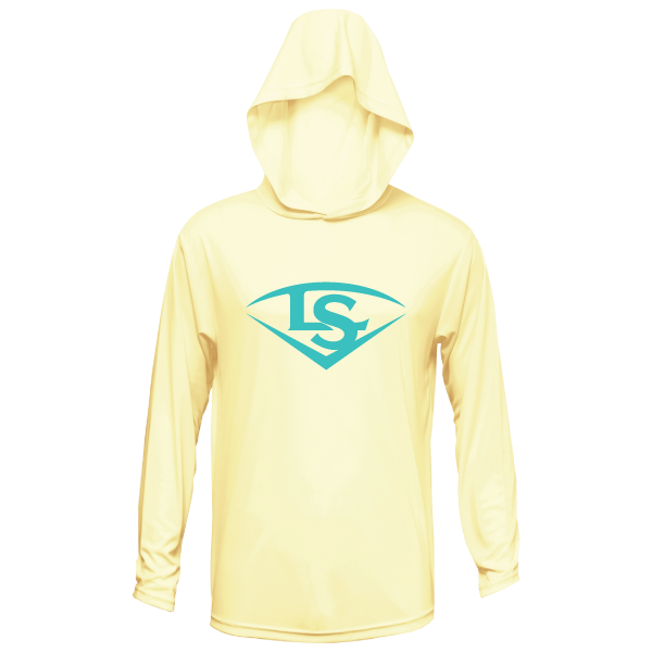 Louisville Slugger T Shirt Hoodie - Canary Yellow