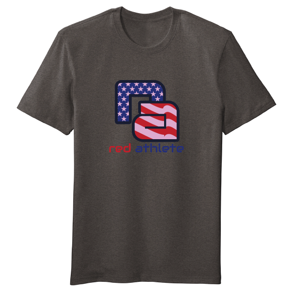 Red Athlete USA Flex T Shirt