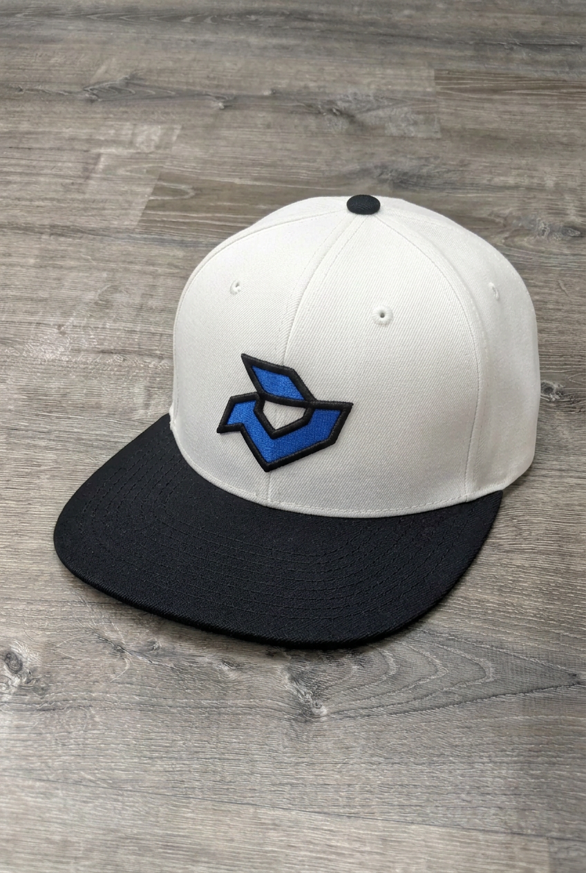 Demarini White/Black Performance Flexfit - Royal/Black