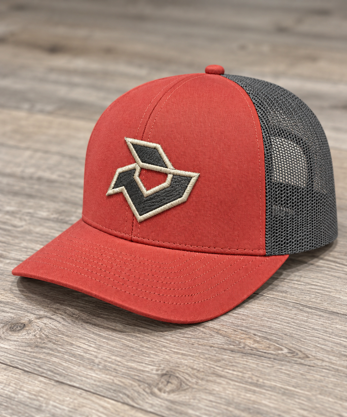 DeMarini Red/Charcoal Trucker Cap
