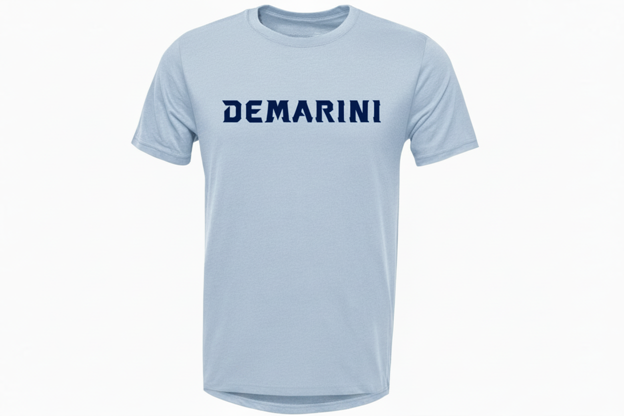 DeMarini Ice Blue Soft Flex T-Shirt - Sunday Swagger