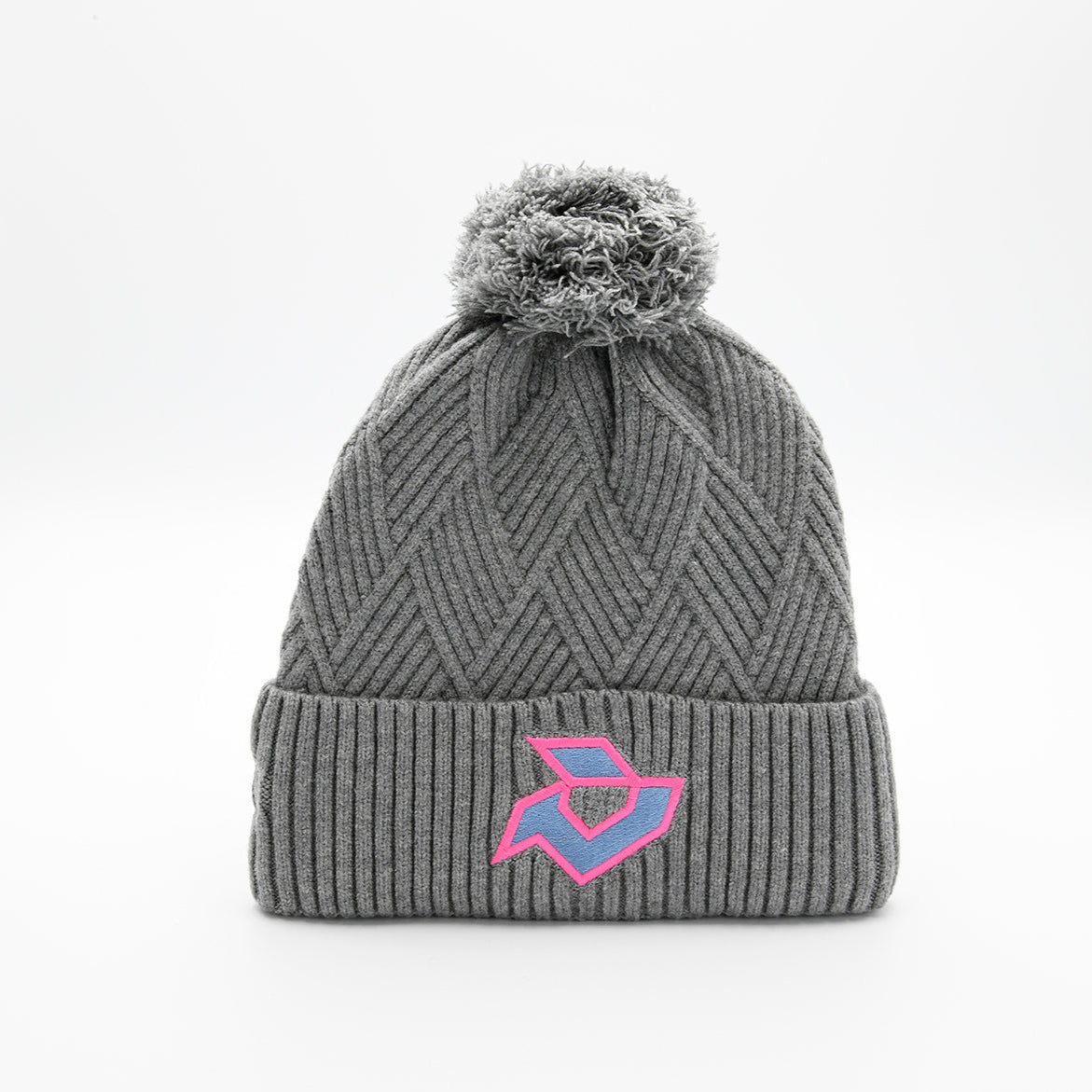DeMarini Fleece Lined Knit Cap w/Cuff - Heather Gray
