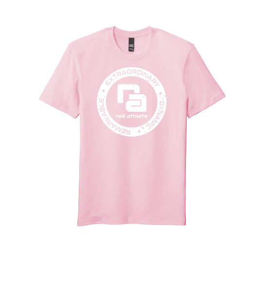 Red Athlete Light Pink Flex T Shirt