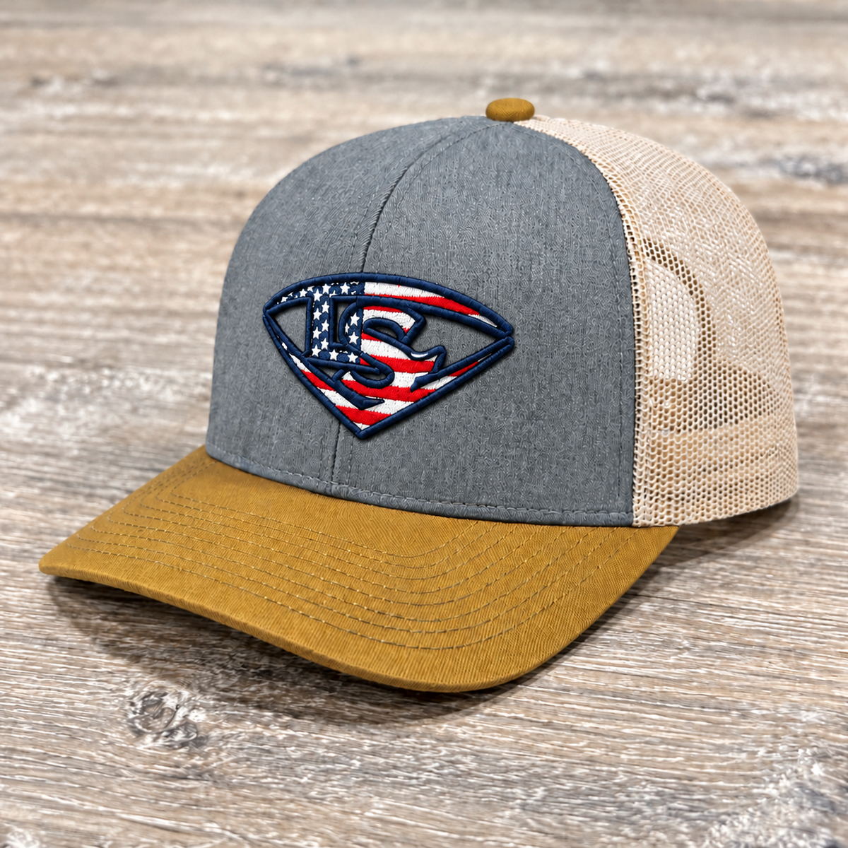 Louisville Slugger - Heather / Amber / Stone Snapback Trucker