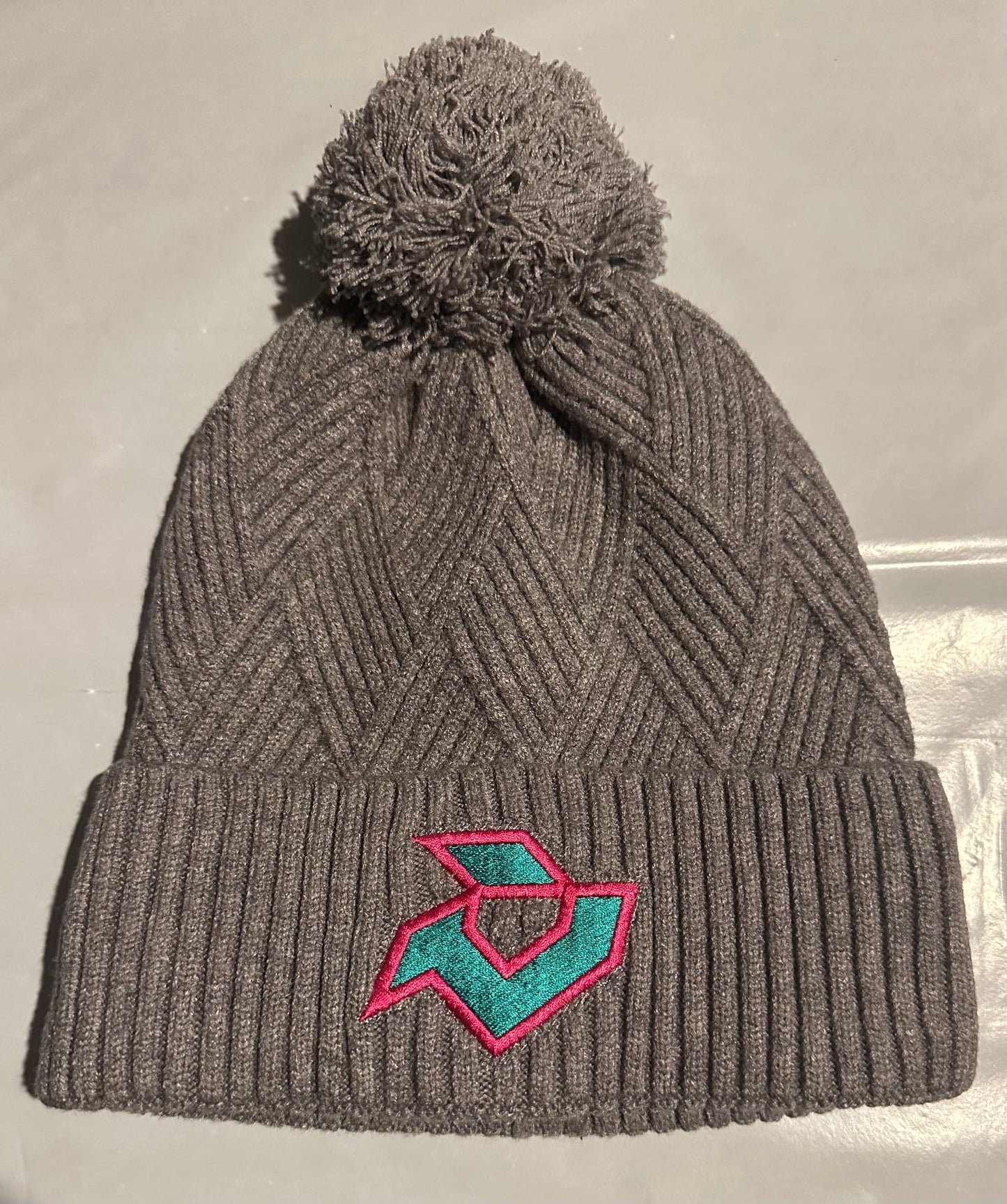 DeMarini Fleece Lined Knit Cap w/Cuff - Heather Gray