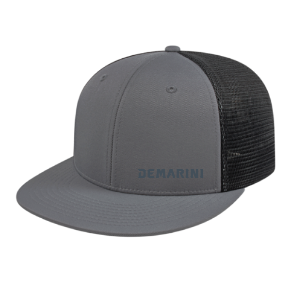 Demarini Graphite/Black Performance Flexfit Trucker - Sunday Swagger