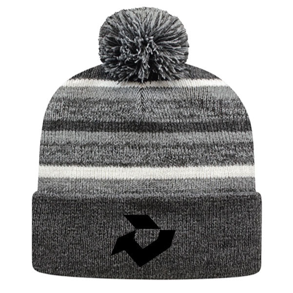 DeMarini Fleece Lined Knit Cap w/Cuff - Heather Gray