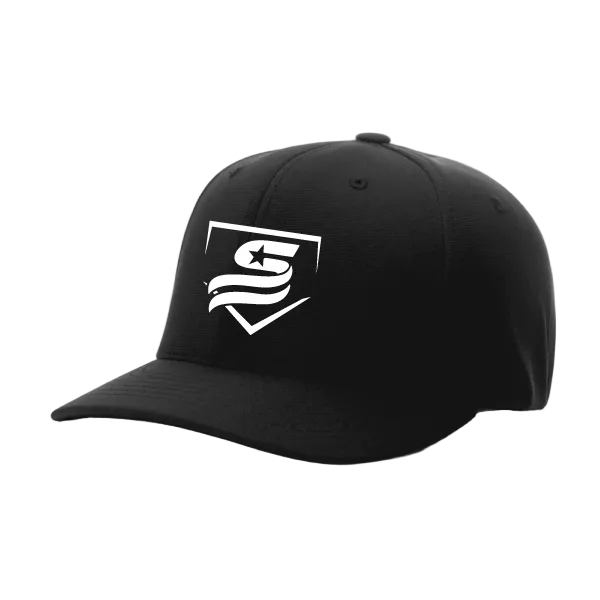 USSSA Baseball 6-Stitch Flex Fit Umpire Hat