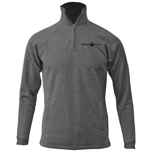 DeMarini 1/4 Zip Sweatshirt - Heather Gray