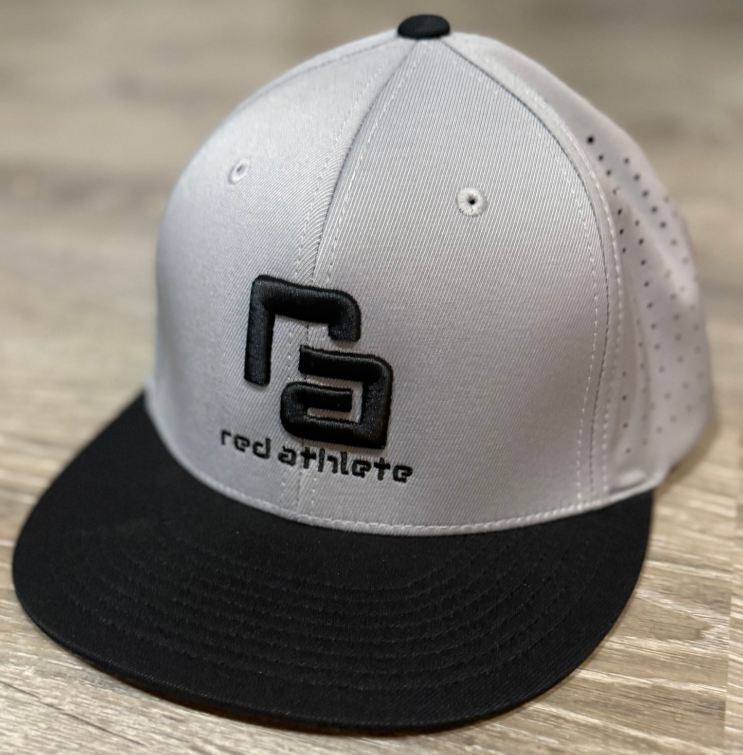 Red Athlete Silver/Black Performance Flexfit