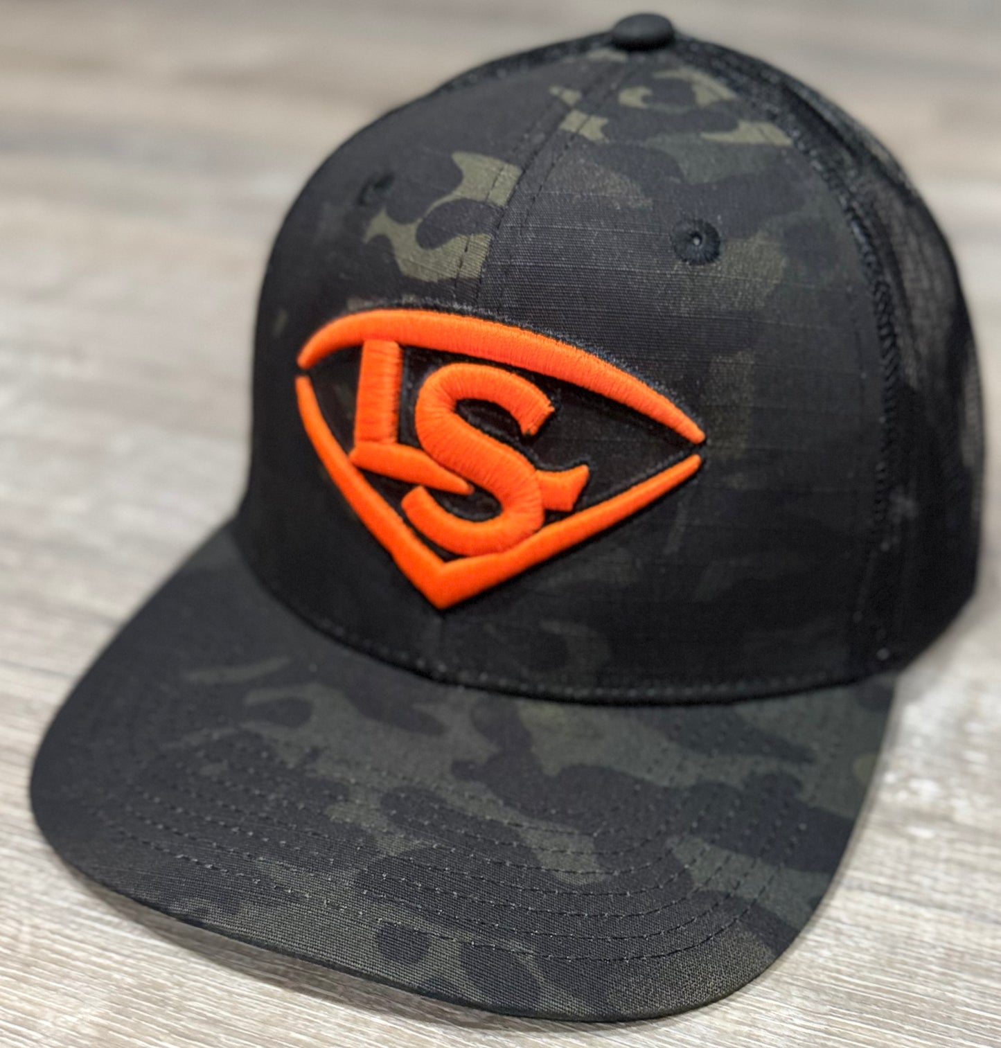 Louisville Slugger Multicam Snapback - Neon Orange