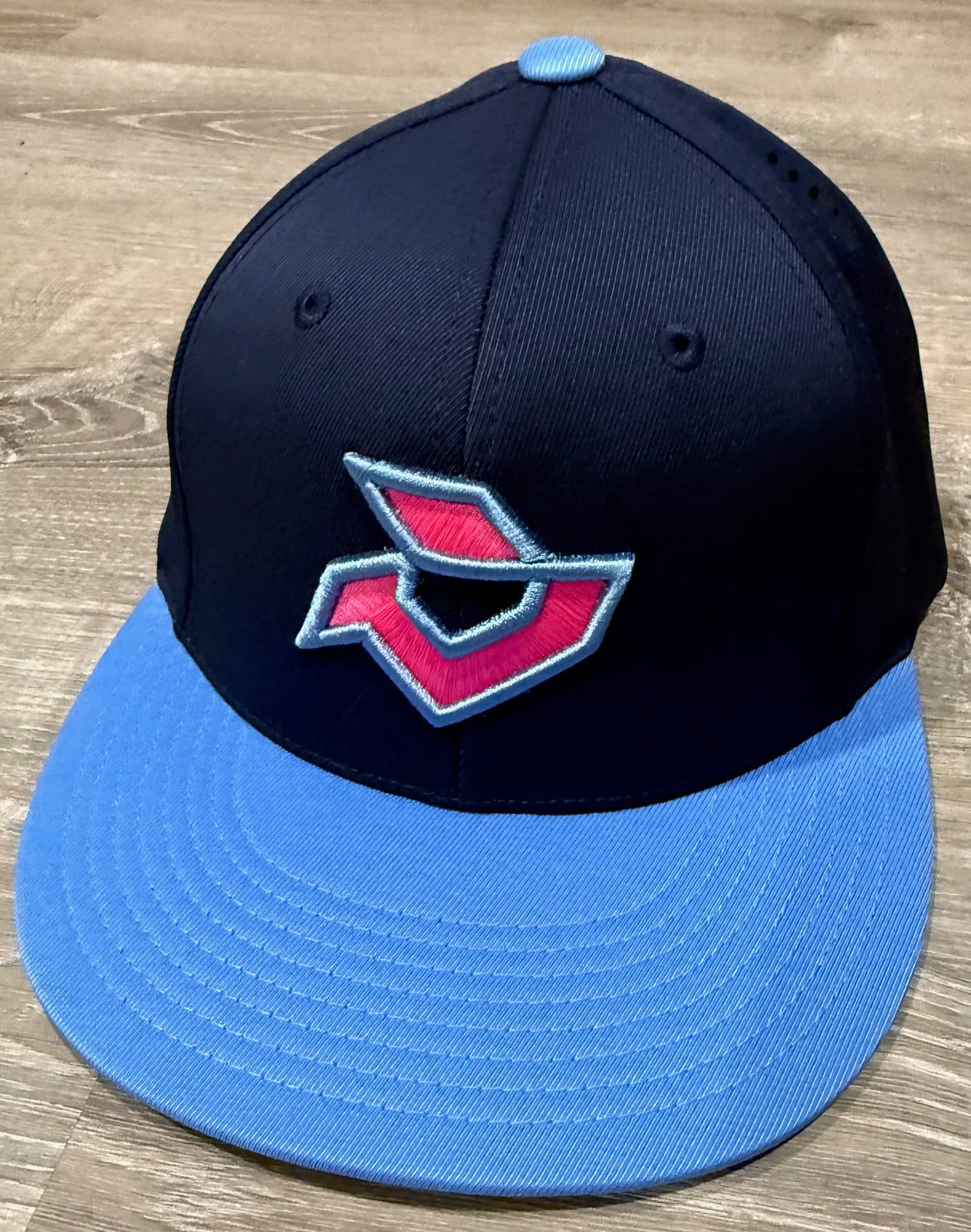DeMarini Navy/Columbia Blue Performance Flexfit