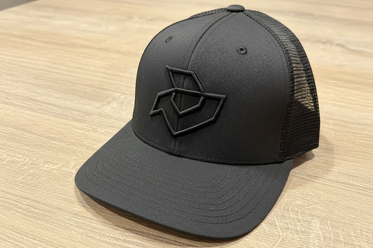 DeMarini Black Snapback Trucker-Black/Graphite