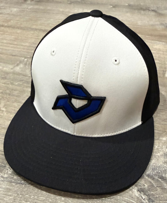 Demarini White/Black Performance Flexfit - Royal/Black