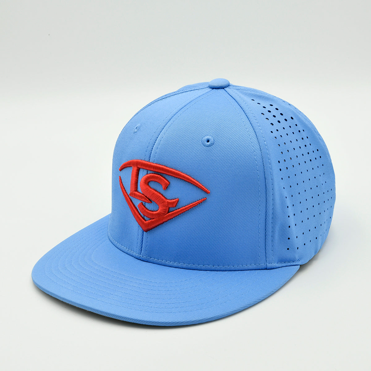 Louisville Slugger Columbia Blue Performance Flexfit - Red Logo