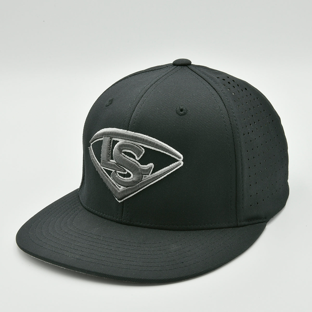 Louisville Slugger Performance Flexfit - Black w/ Graphite/White Logo