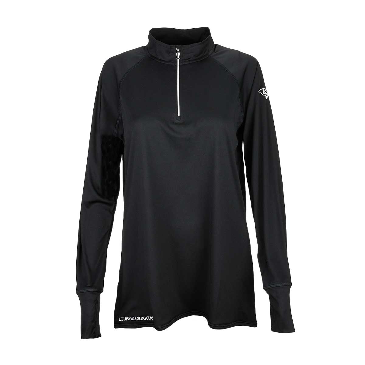 Louisville Slugger Womens Quarter Zip - Black
