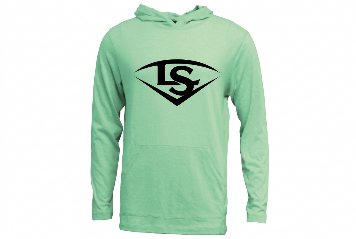 Louisville Slugger T Shirt Hoodie - Mint Green