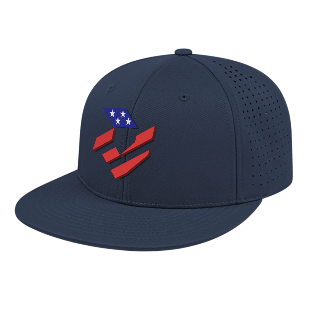 DeMarini Stars & Stripes Navy Blue Performance Flexfit