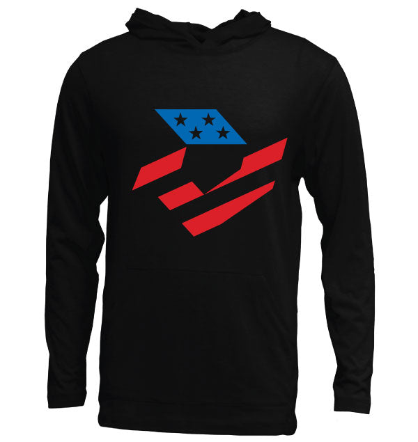 DeMarini USA T Shirt Hoodie - BLACK