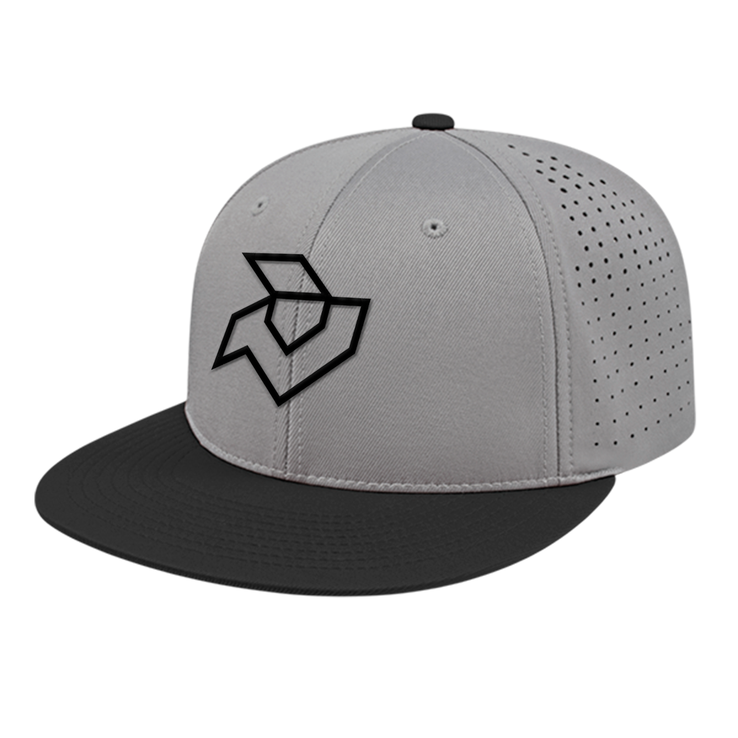 Demarini Silver/Black Performance Flexfit - Outline Logo