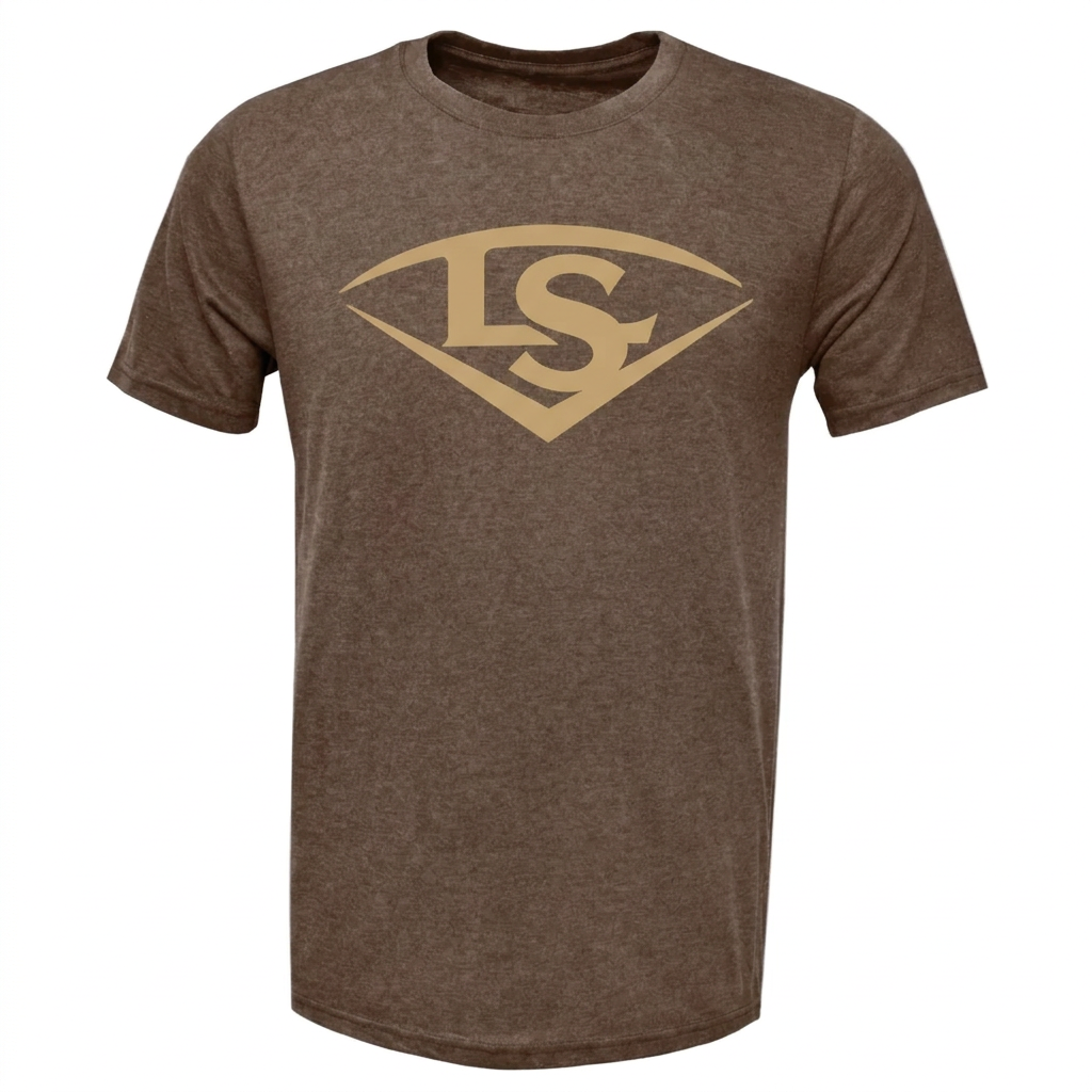 Louisville Slugger Heather Brown Tri-Blend T Shirt
