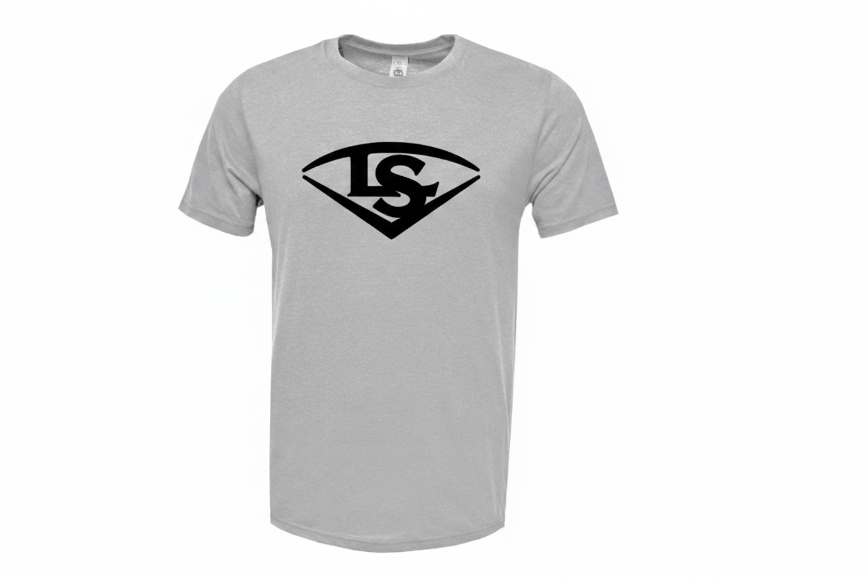 Louisville Slugger Silver Soft Flex T-Shirt-Black