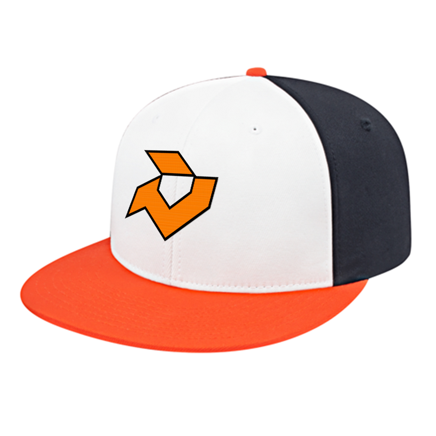 DeMarini White/Black/Orange Performance Flexfit