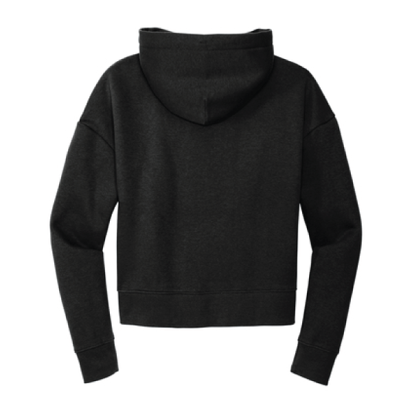 DeMarini Womens Cropped Fleece Hoodie - Black