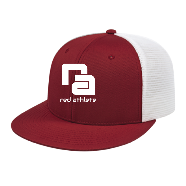 Red Athlete Cardinal Red / White Snapback Trucker