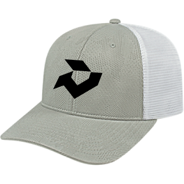 DeMarini Grey/White Jacquard Snapback Trucker