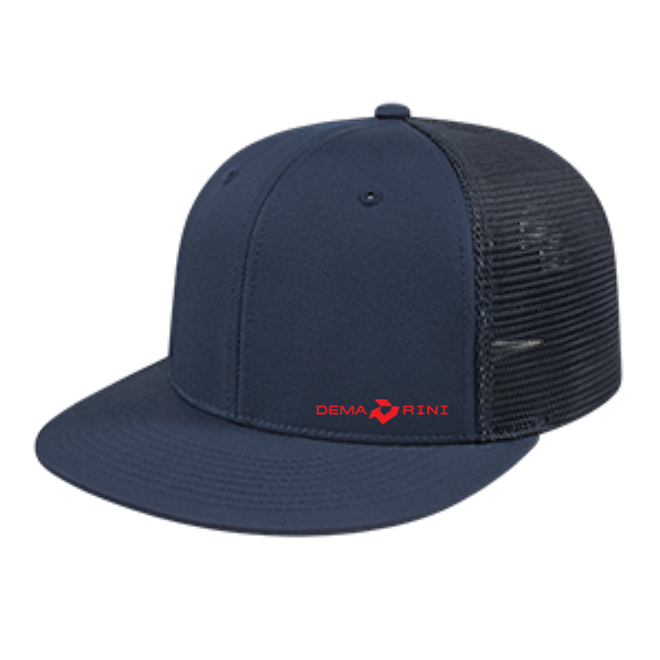 Demarini Skater Style Flexfit Trucker - Navy/Red