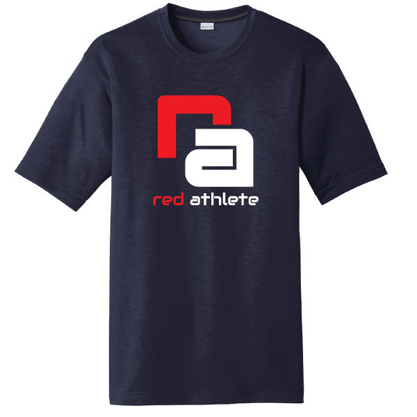 Red Athlete Navy Blue T Shirt