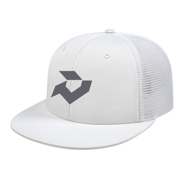 DeMarini White/Graphite Flexfit Trucker