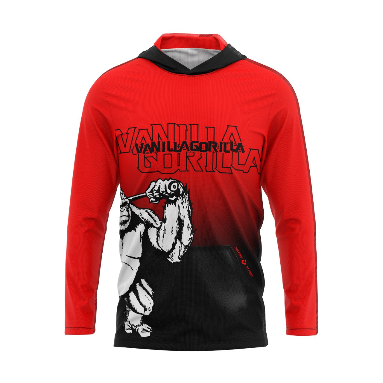 Vanilla Gorilla 23 Lightweight Hoodie Red Athlete