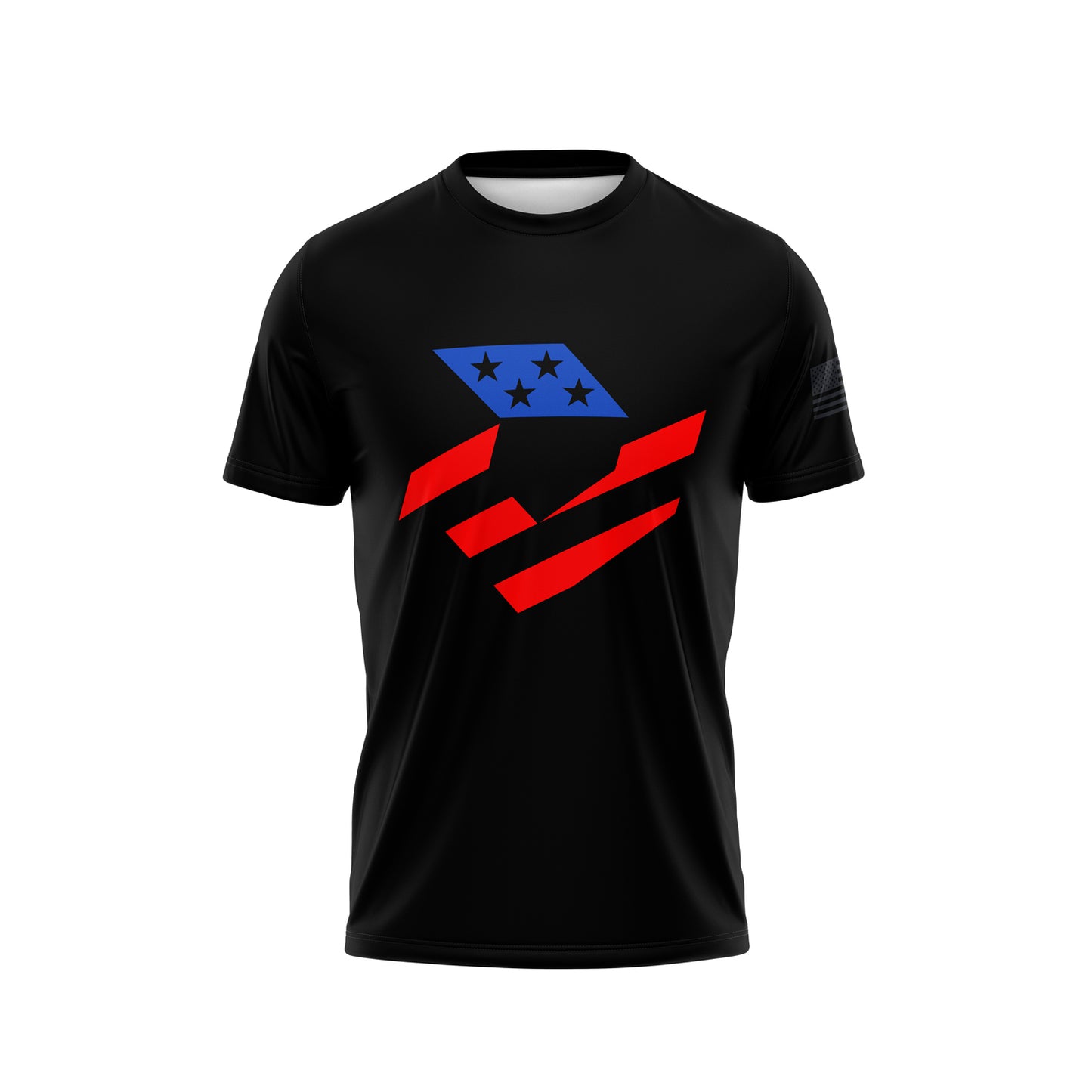 DeMarini Sublimated Blackout USA Short Sleeve Red Athlete